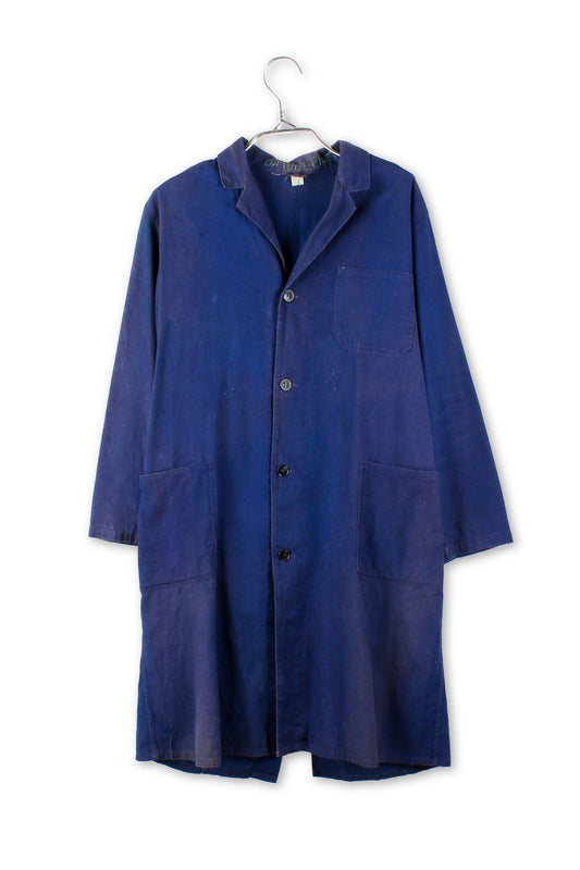 Vintage Blue Work Dust Coat