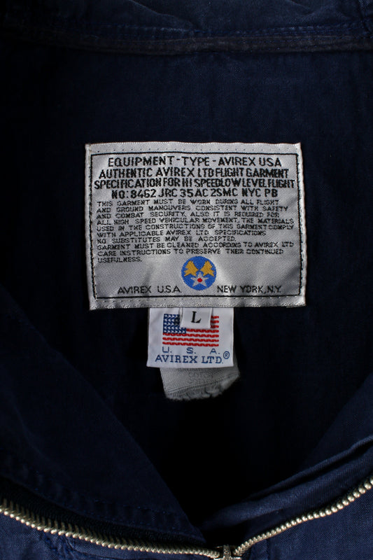 Anorak blu Avirex da uomo prodotto negli USA