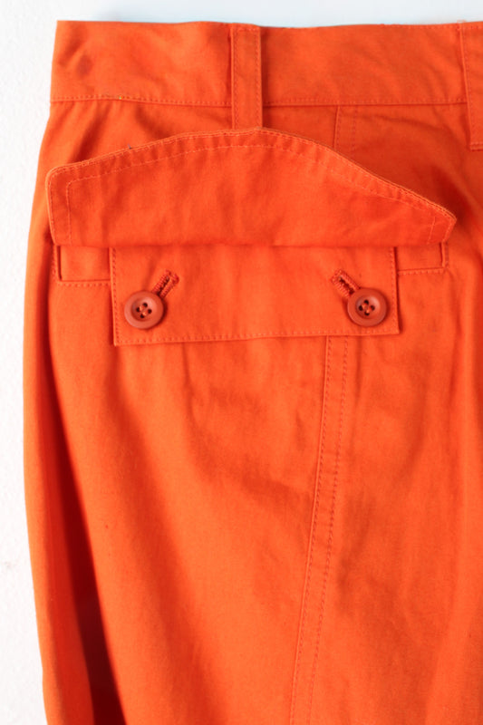 Pantaloni da uomo in cotone arancione Issey Miyake
