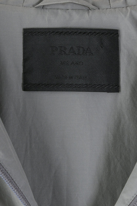 Piumino grigio Prada da donna