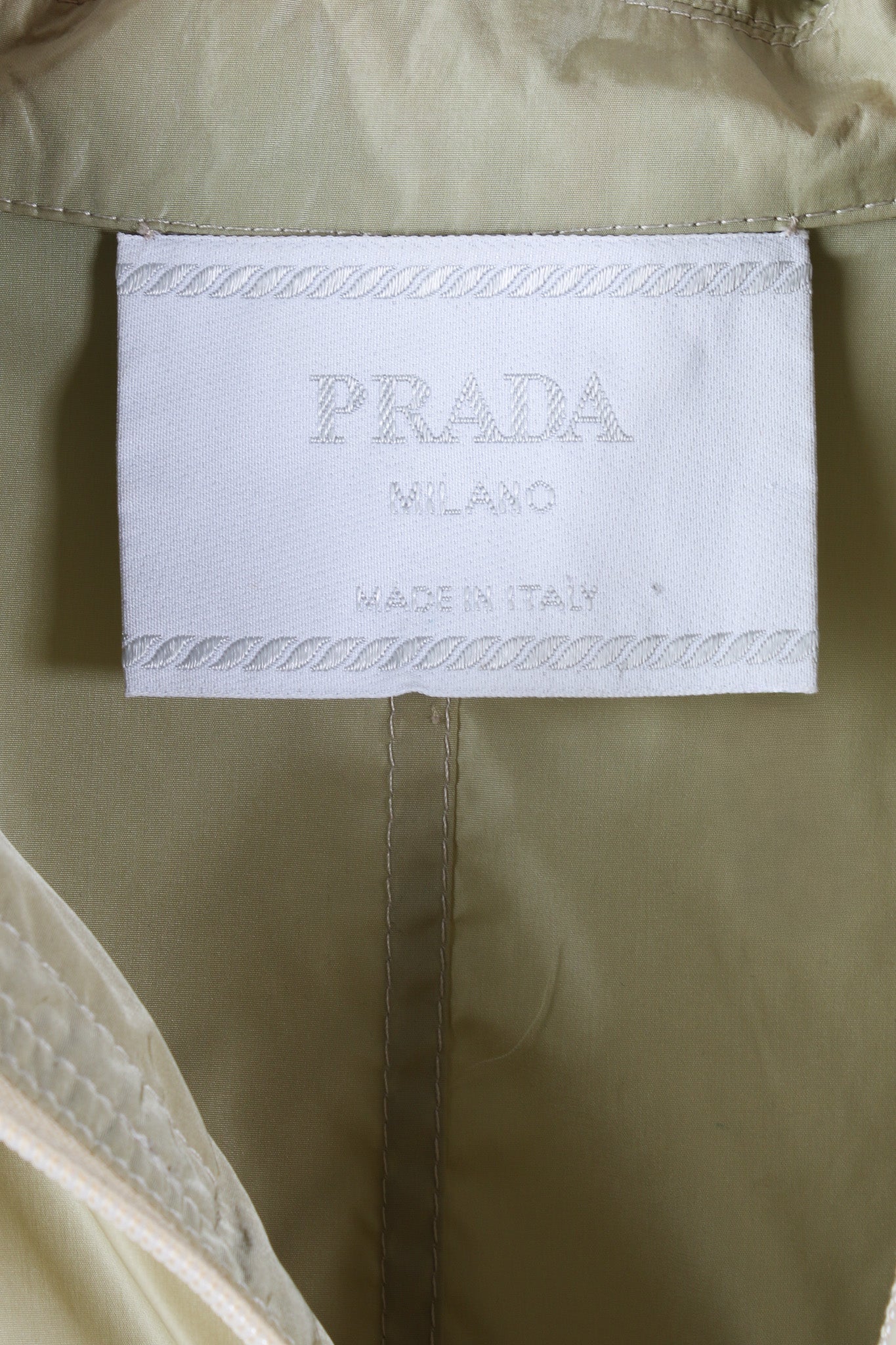 Women's Prada Pistachio Nylon Jacket