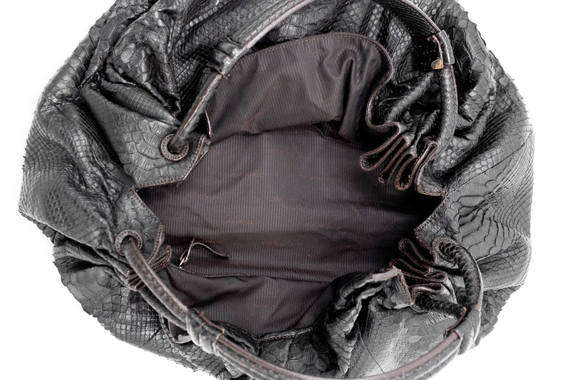 Giorgio Armani Python Leather Handbag