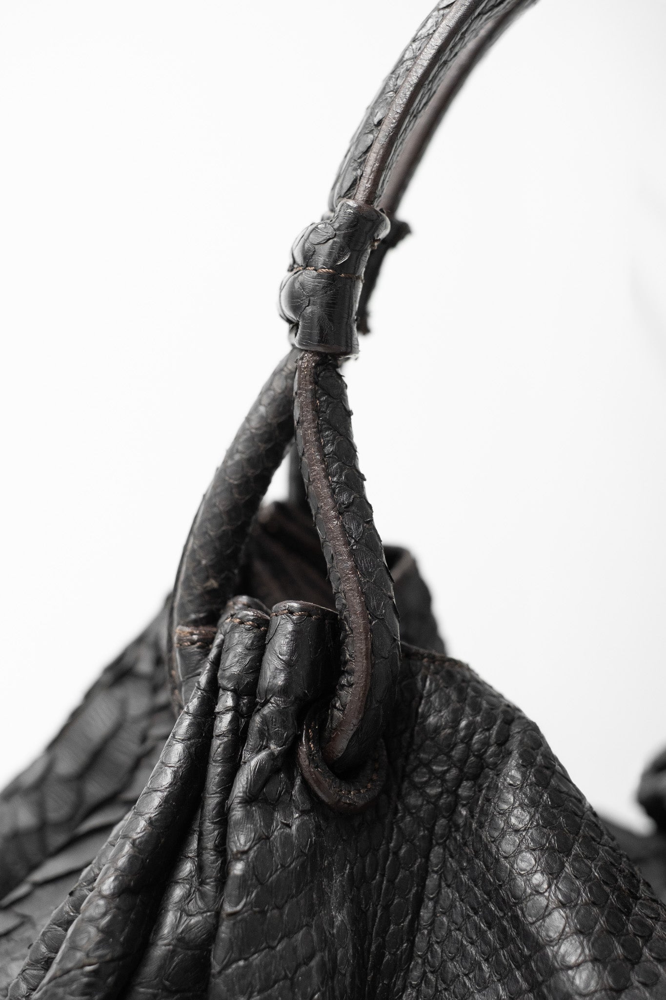 Giorgio Armani Python Leather Handbag