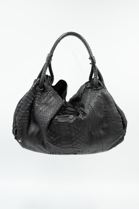 Giorgio Armani Python Leather Handbag