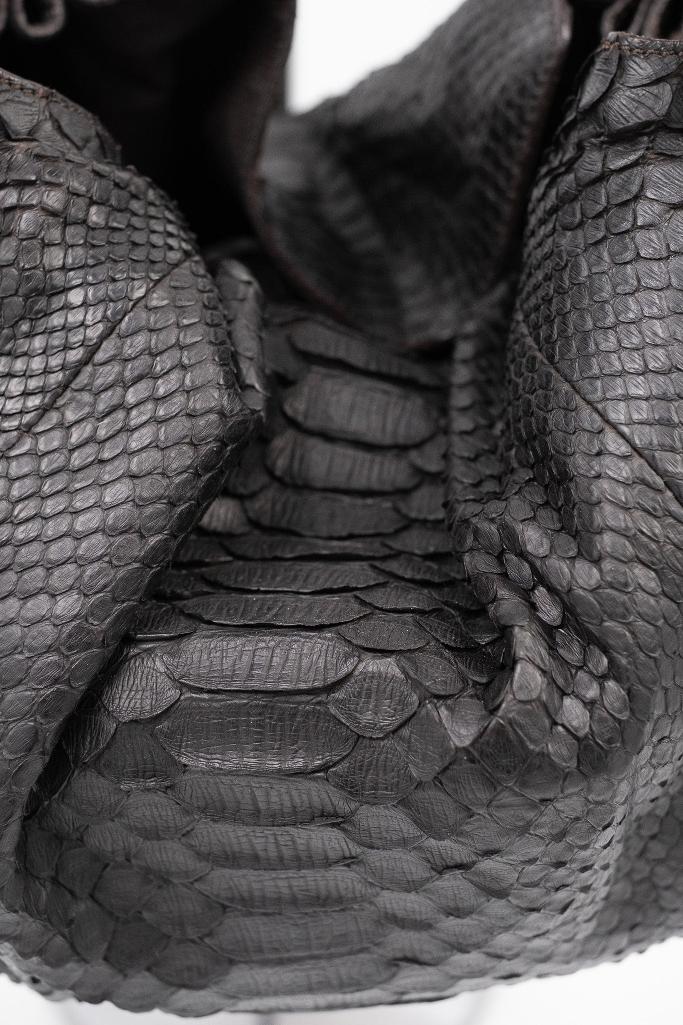 Giorgio Armani Python Leather Handbag
