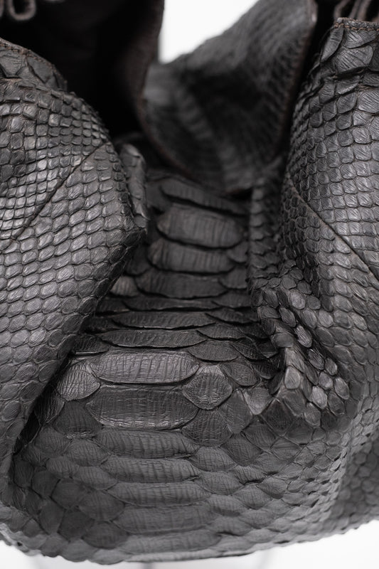Giorgio Armani Python Leather Handbag