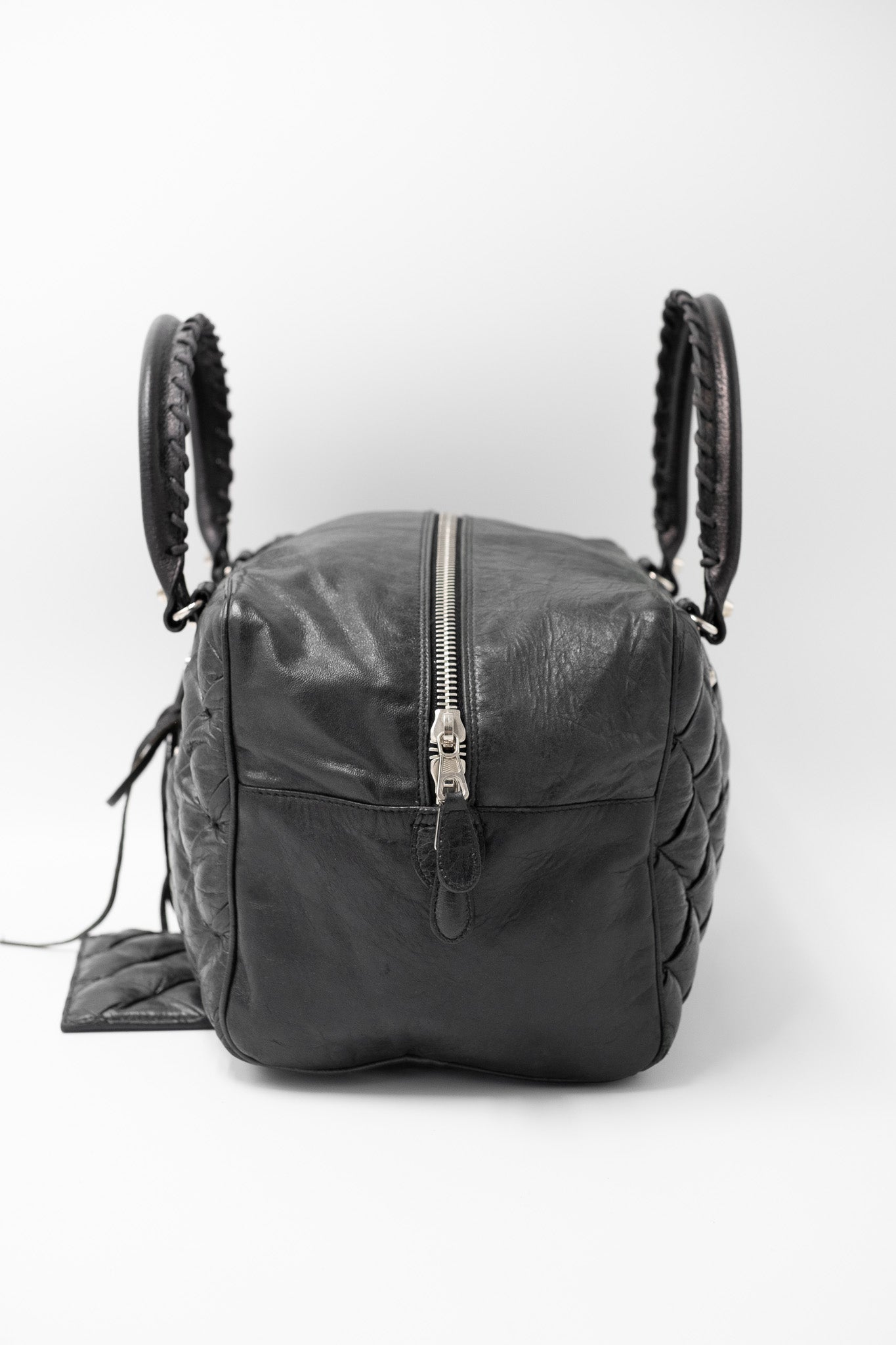 Borsa a mano in pelle trapuntata Matelassé Balenciaga nera