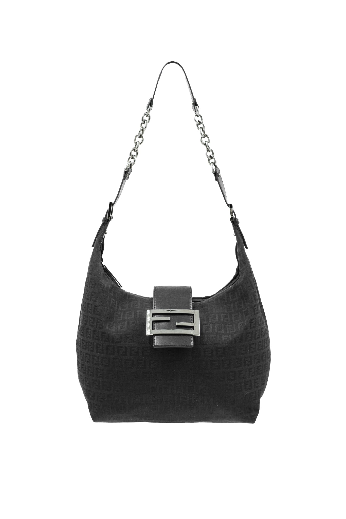 Fendi Mamma Baguette Black Shoulder Bag