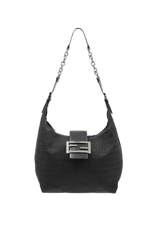 Fendi Mamma Baguette Black Shoulder Bag