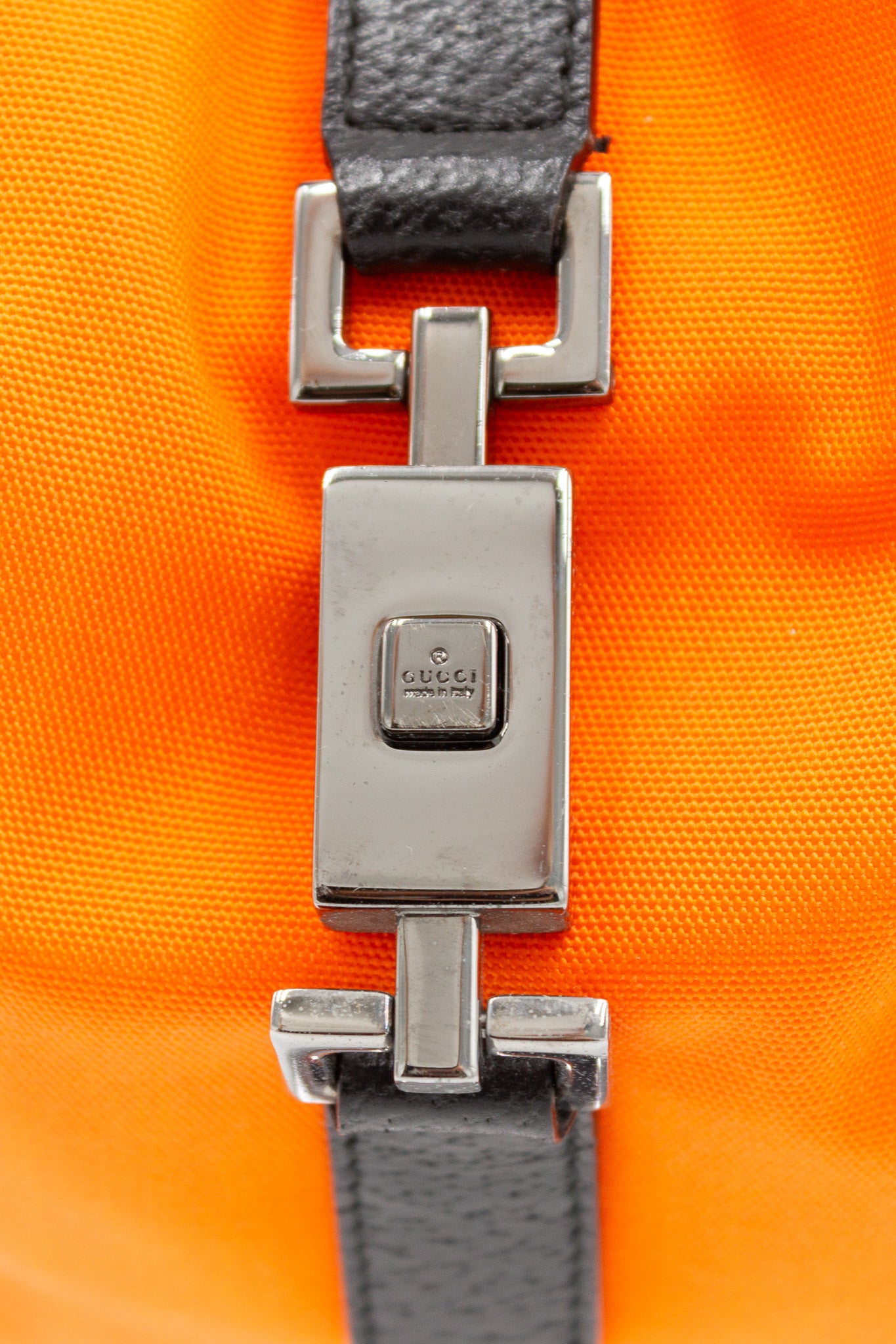 Borsa a tracolla arancione Gucci Jackie By Tom Ford SS1999