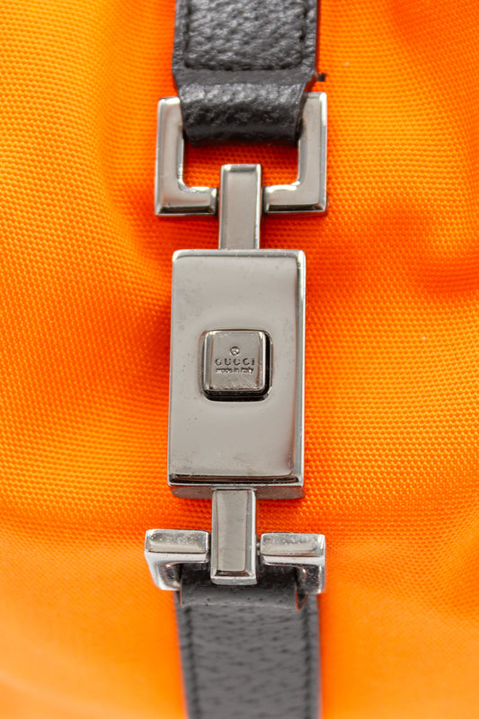 Borsa a tracolla arancione Gucci Jackie By Tom Ford SS1999
