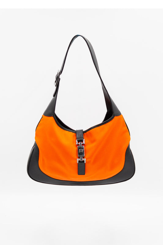 Borsa a tracolla arancione Gucci Jackie By Tom Ford SS1999