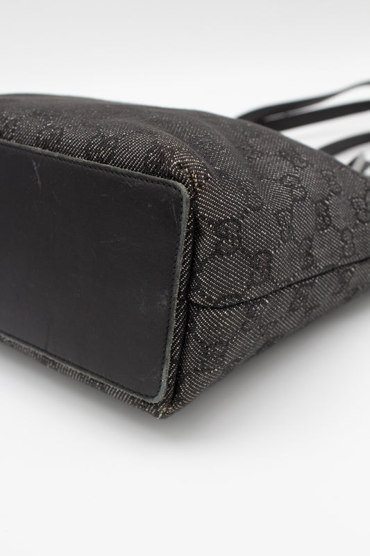 Gucci Tote GG Denim Nero — Tom Ford Era