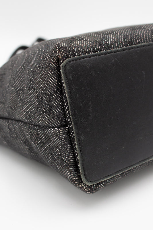 Gucci Tote GG Denim Nero — Tom Ford Era
