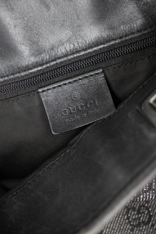 Gucci Tote GG Denim Nero — Tom Ford Era