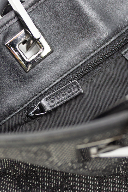 Gucci Tote GG Denim Nero — Tom Ford Era