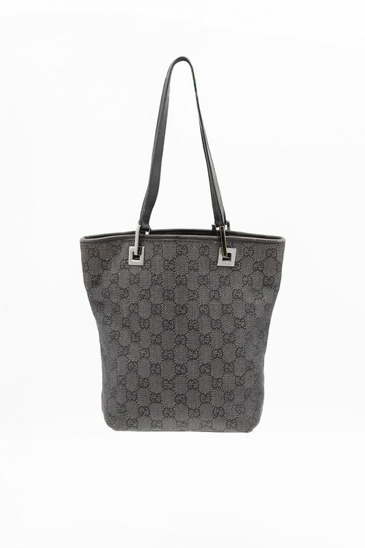 Gucci Tote GG Denim Nero — Tom Ford Era