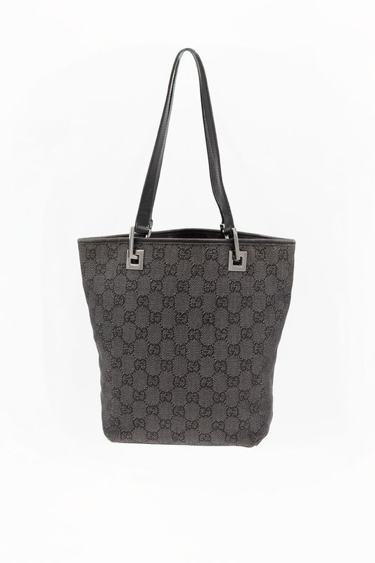 Gucci Tote GG Denim Nero — Tom Ford Era