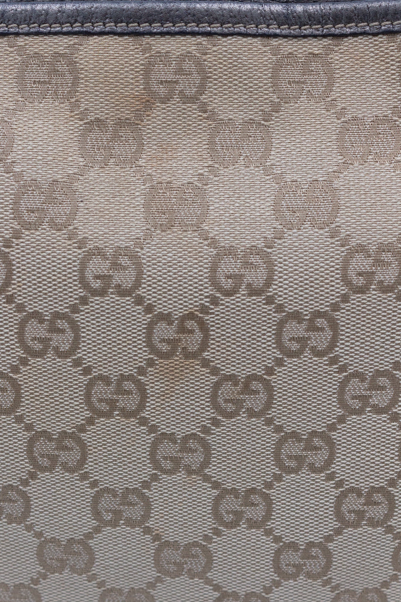 Gucci Monogram Canvas Shoulder Bag
