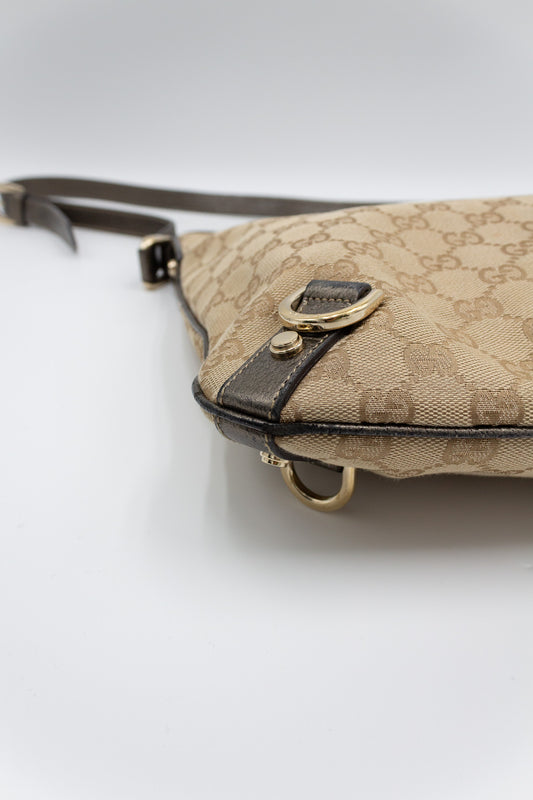 Gucci Monogram Canvas Shoulder Bag