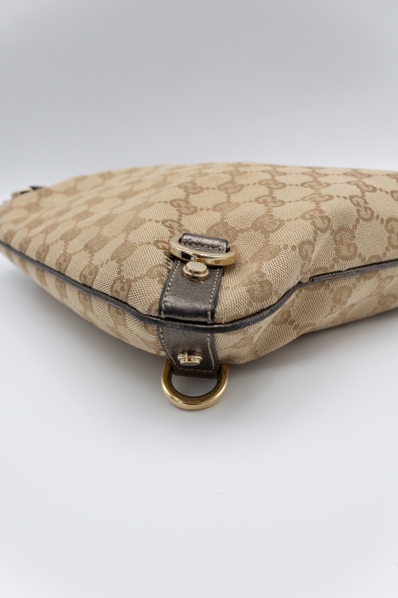 Gucci Monogram Canvas Shoulder Bag