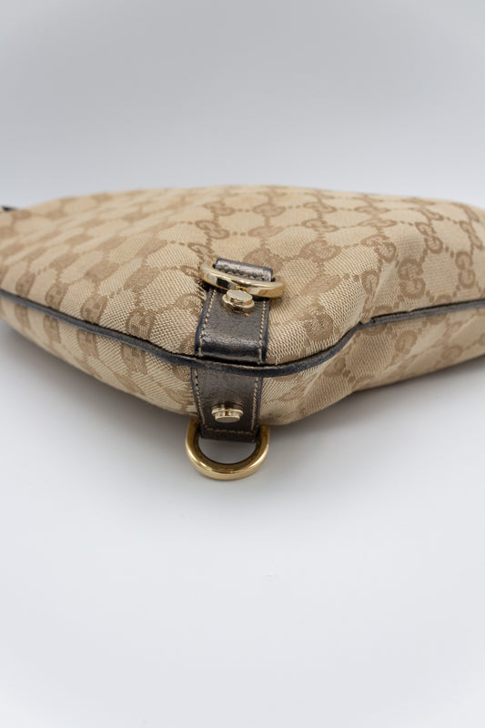 Gucci Monogram Canvas Shoulder Bag