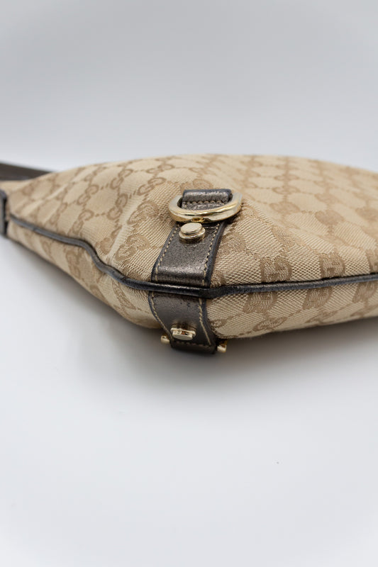Gucci Monogram Canvas Shoulder Bag