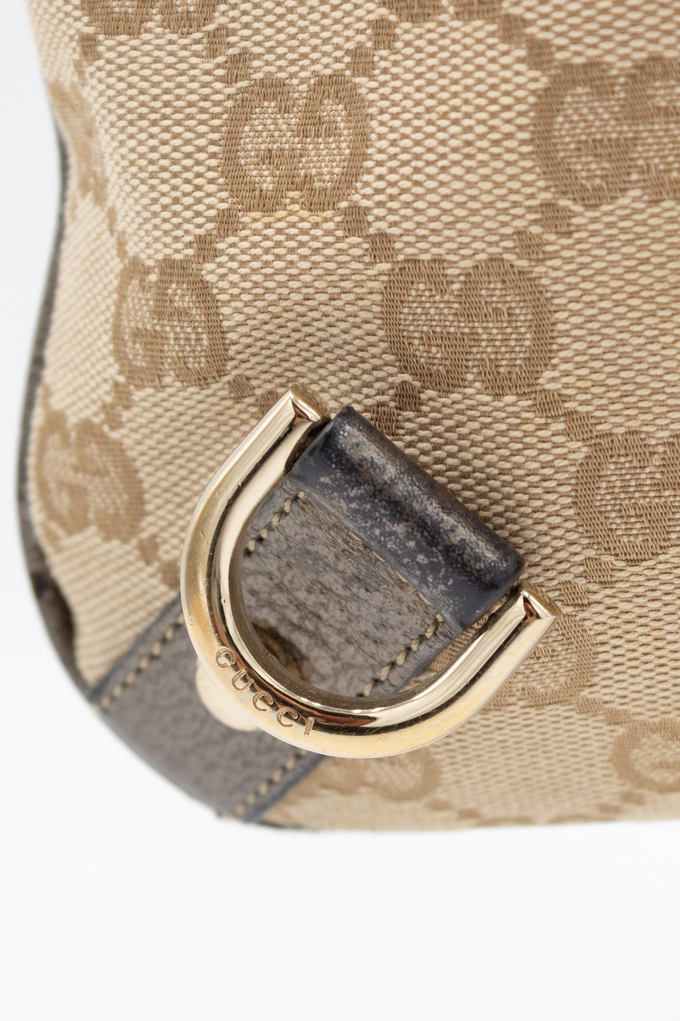 Gucci Monogram Canvas Shoulder Bag