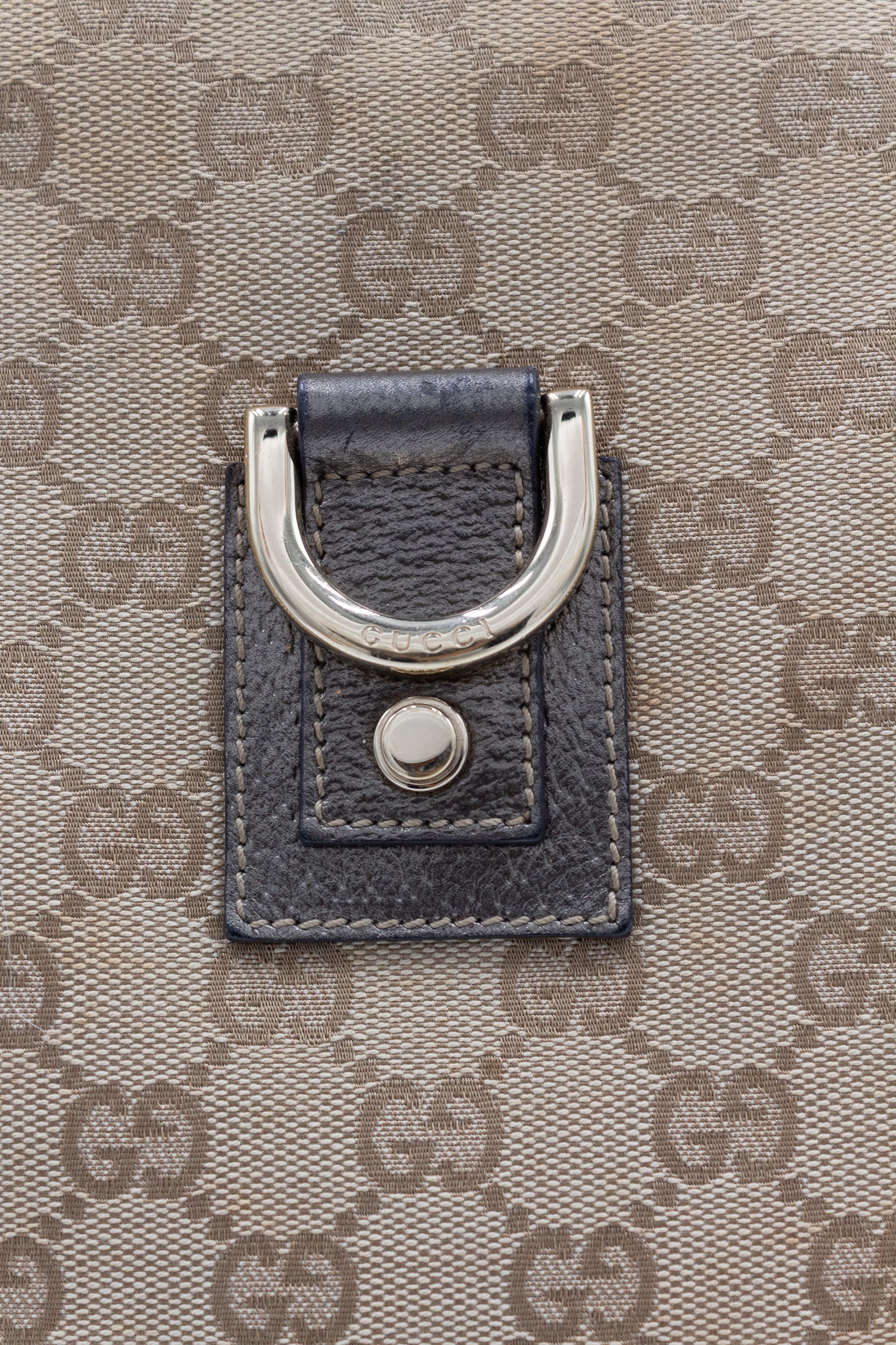 Gucci Monogram Canvas Shoulder Bag