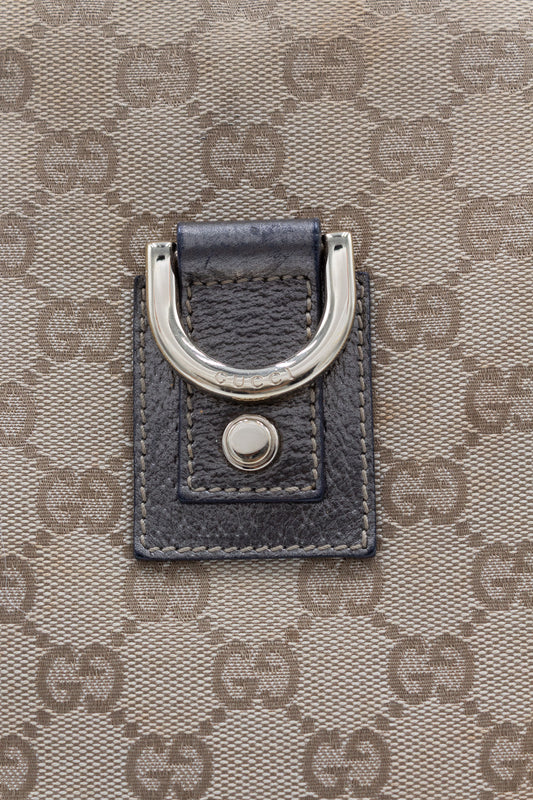 Gucci Monogram Canvas Shoulder Bag