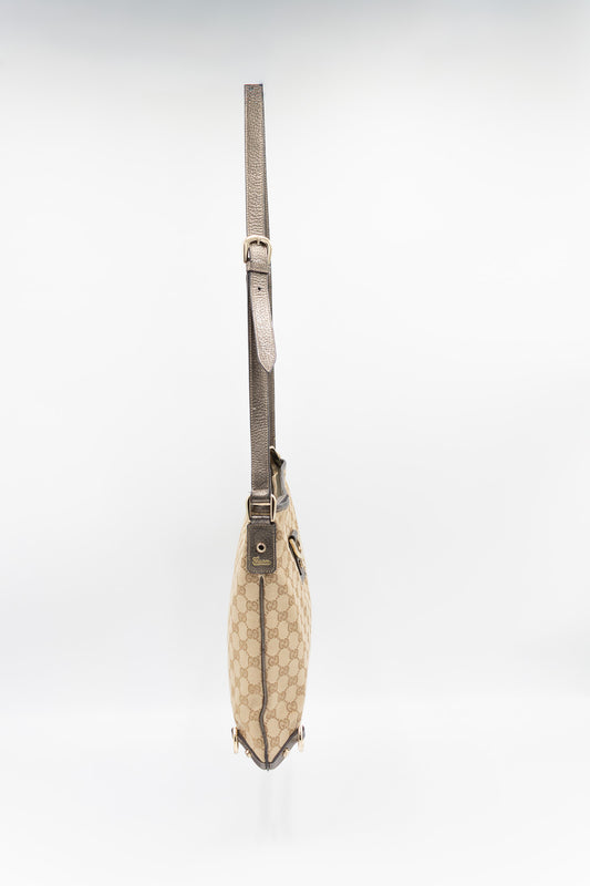 Gucci Monogram Canvas Shoulder Bag