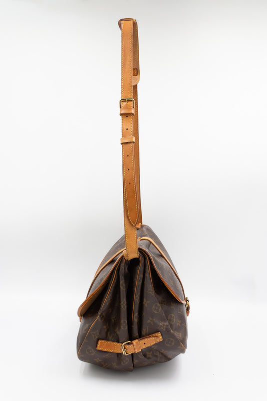 Louis Vuitton Saumur Monogram Canvas Shoulder Bag
