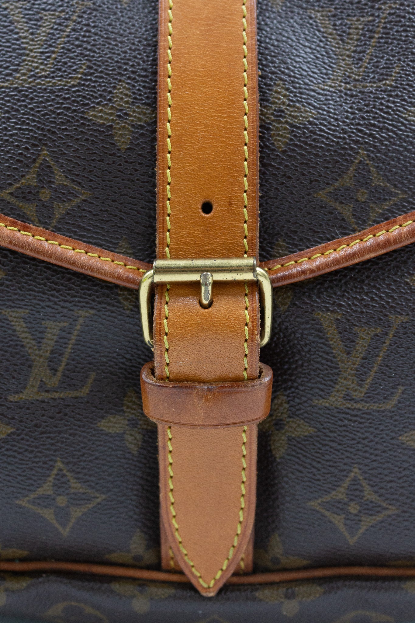 Louis Vuitton Saumur Monogram Canvas Shoulder Bag