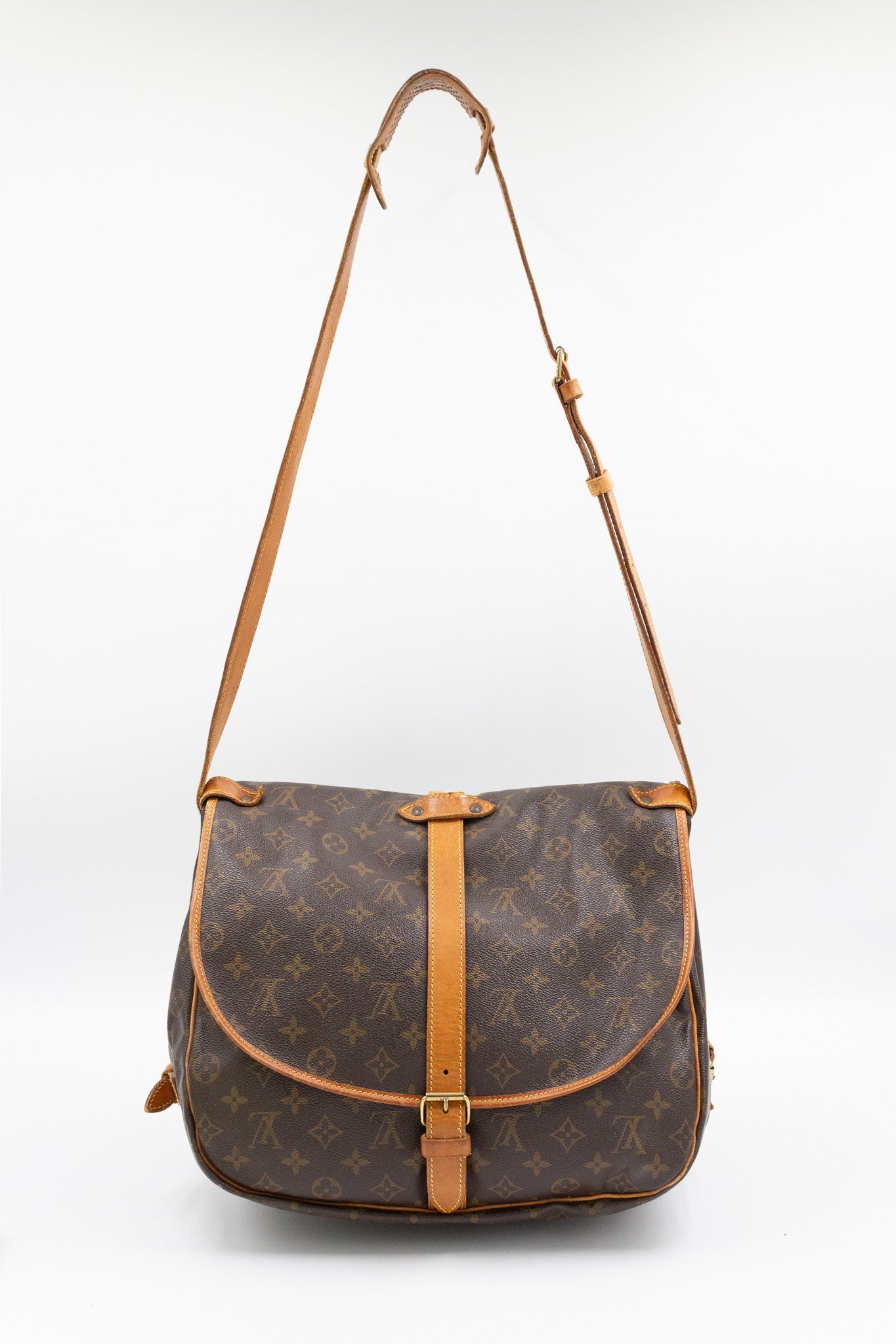 Louis Vuitton Saumur Monogram Canvas Shoulder Bag
