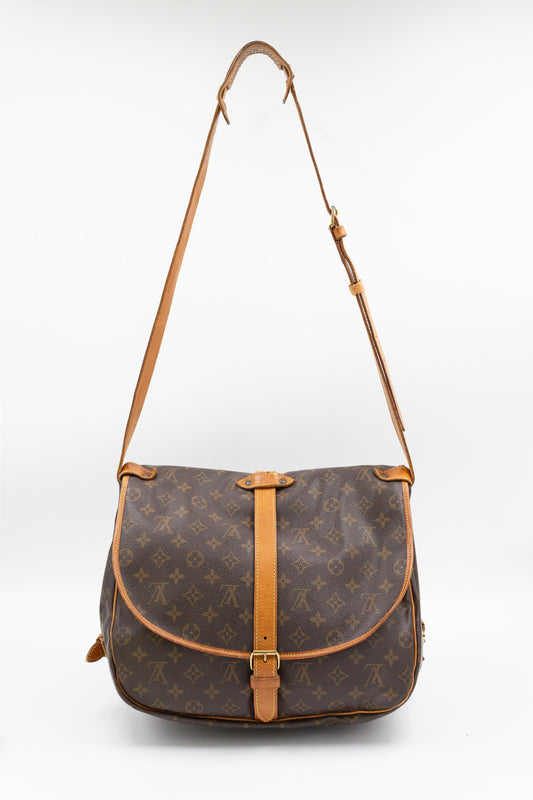 Louis Vuitton Saumur Monogram Canvas Shoulder Bag
