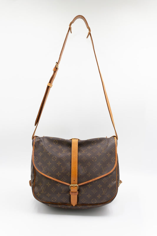 Louis Vuitton Saumur Monogram Canvas Shoulder Bag