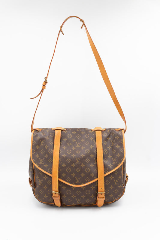 Louis Vuitton Saumur GM Monogram Canvas – Vintage Crossbody Bag