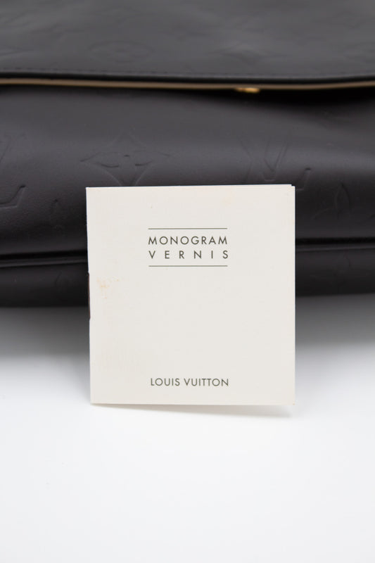 Louis Vuitton Black Monogram Leather Shoulder Bag