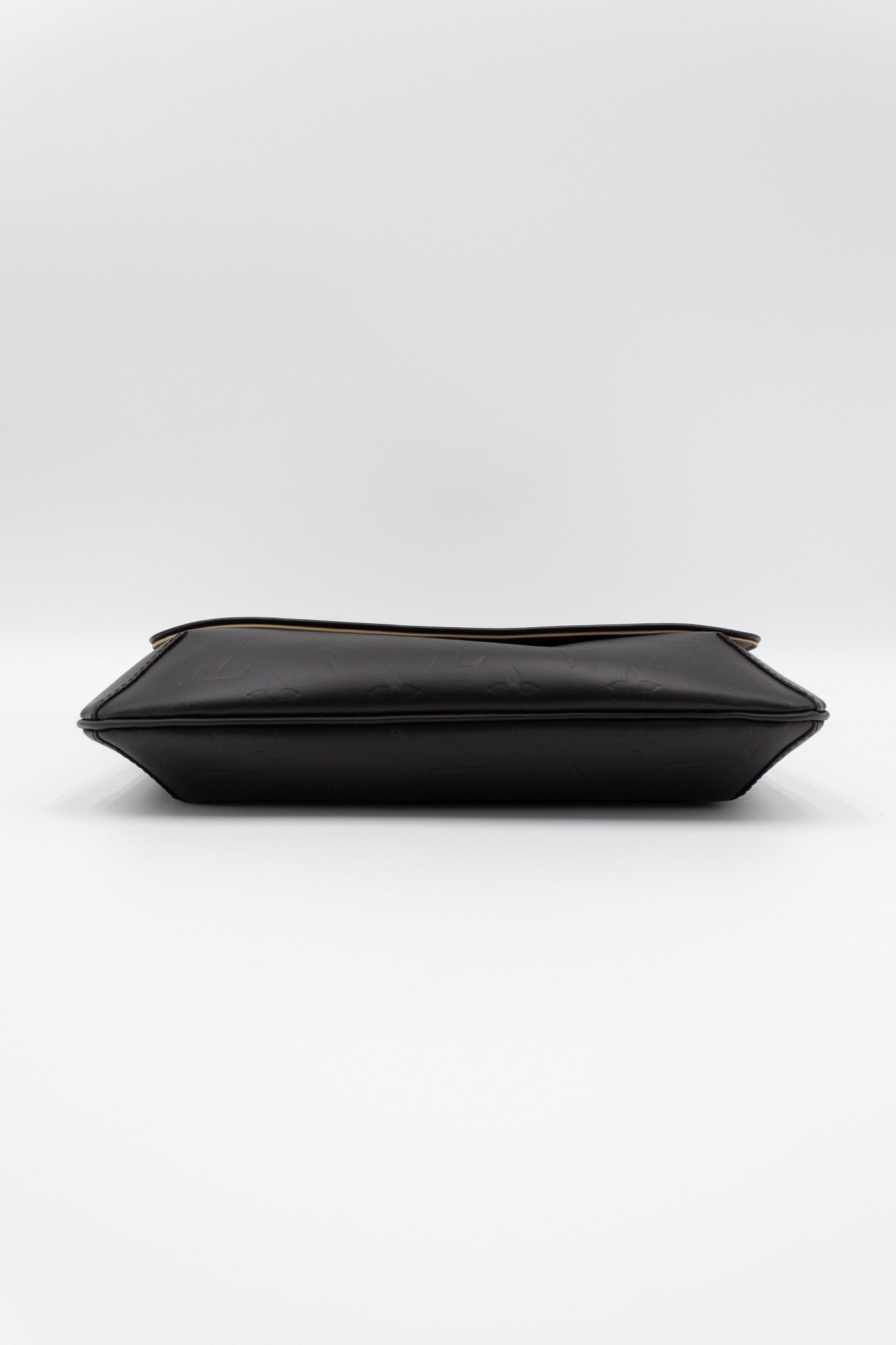 Louis Vuitton Black Monogram Leather Shoulder Bag