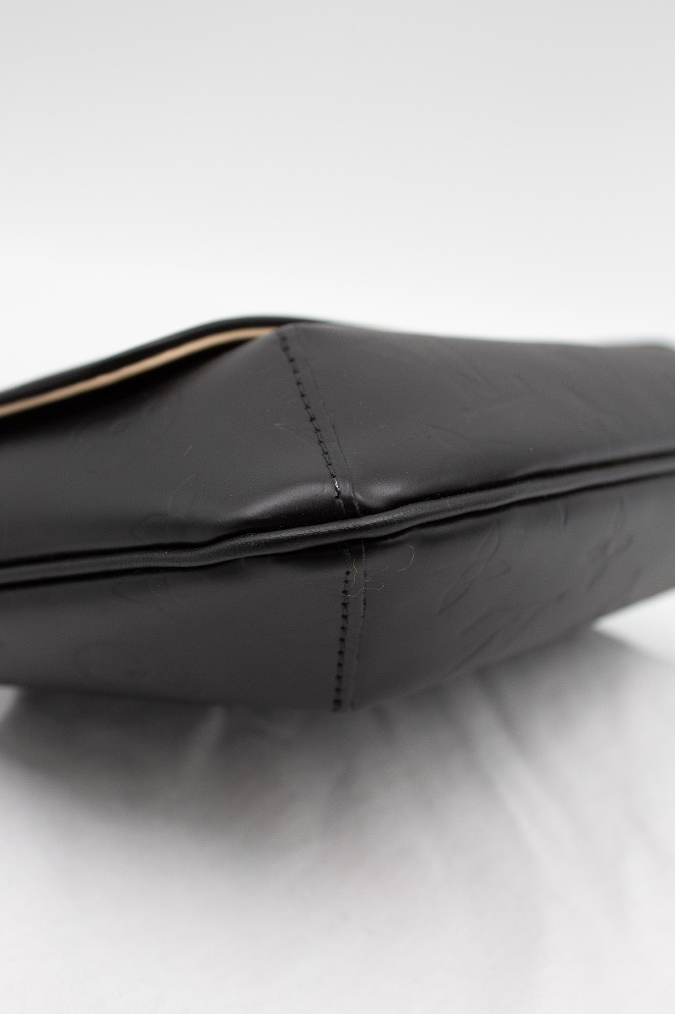 Louis Vuitton Black Monogram Leather Shoulder Bag