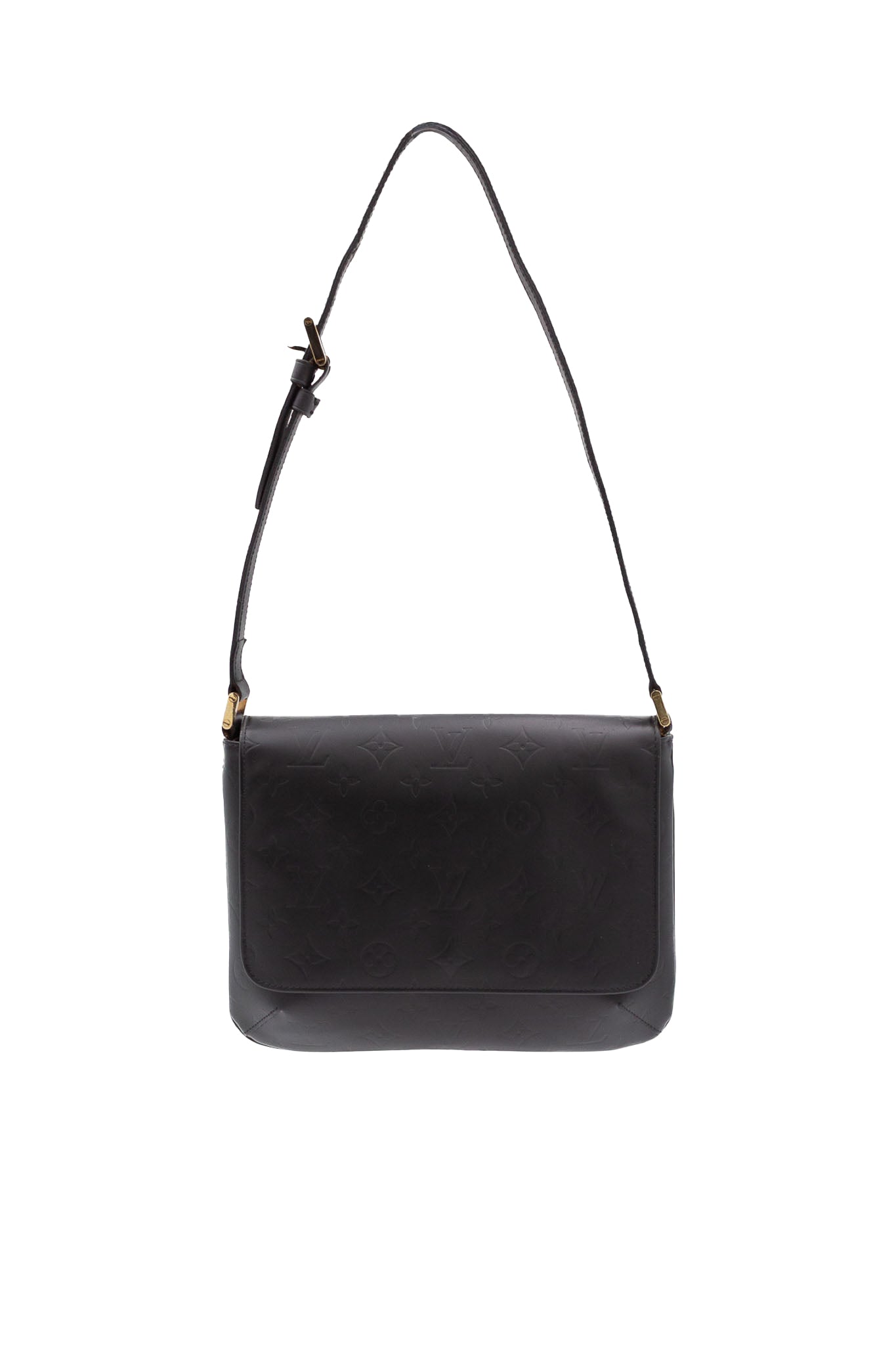 Louis Vuitton Black Monogram Leather Bag