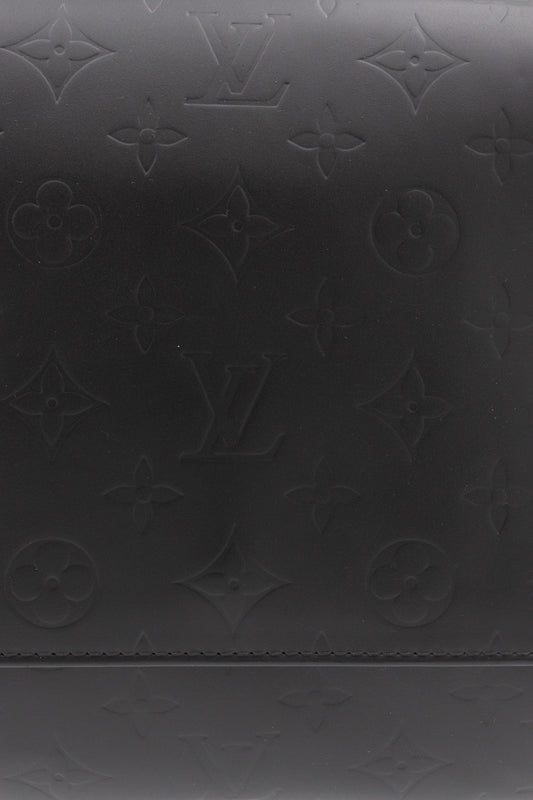 Louis Vuitton Black Monogram Leather Shoulder Bag