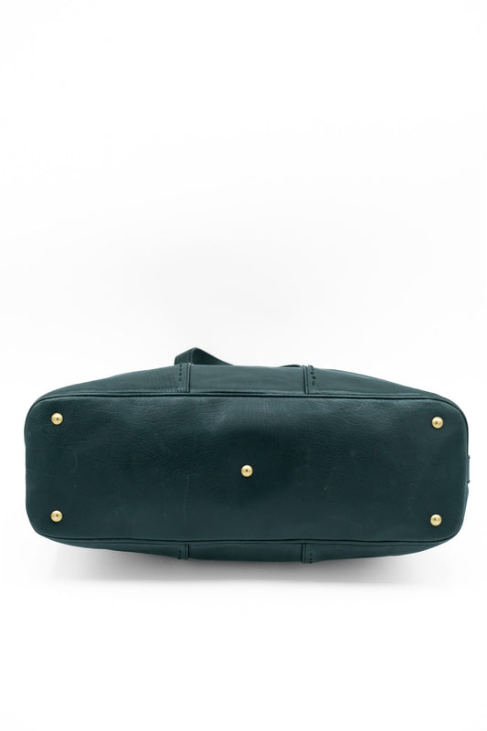 Borsa Muse Yves Saint Laurent in pelle verde
