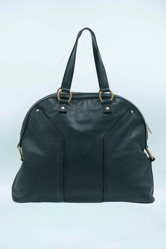 Borsa Muse Yves Saint Laurent in pelle verde