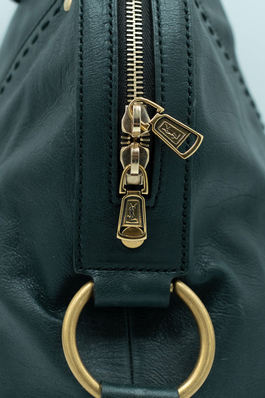Borsa Muse Yves Saint Laurent in pelle verde